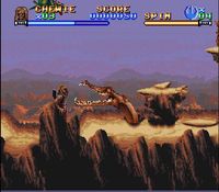 une photo d'Ã©cran de Super Star Wars - Return of the Jedi sur Nintendo Super Nes